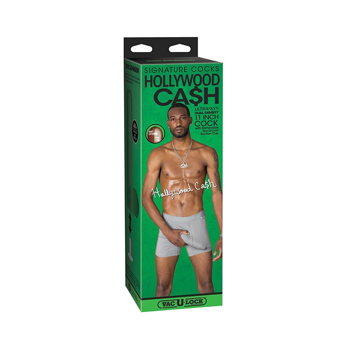 Hollywood Cash Cocks de firma de 11" Dildo realista