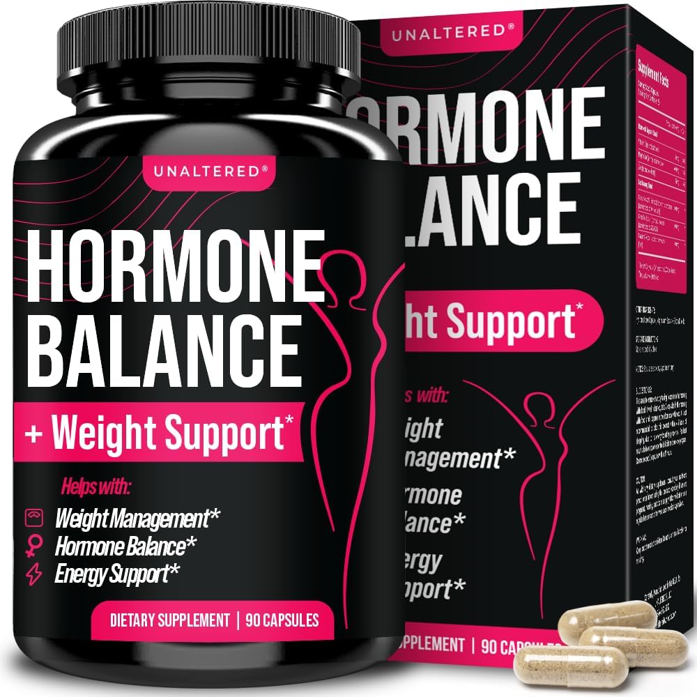 Equilibrio Hormonal para Mujeres – Soporte para el Peso y el Bienestar, 90 Cápsulas