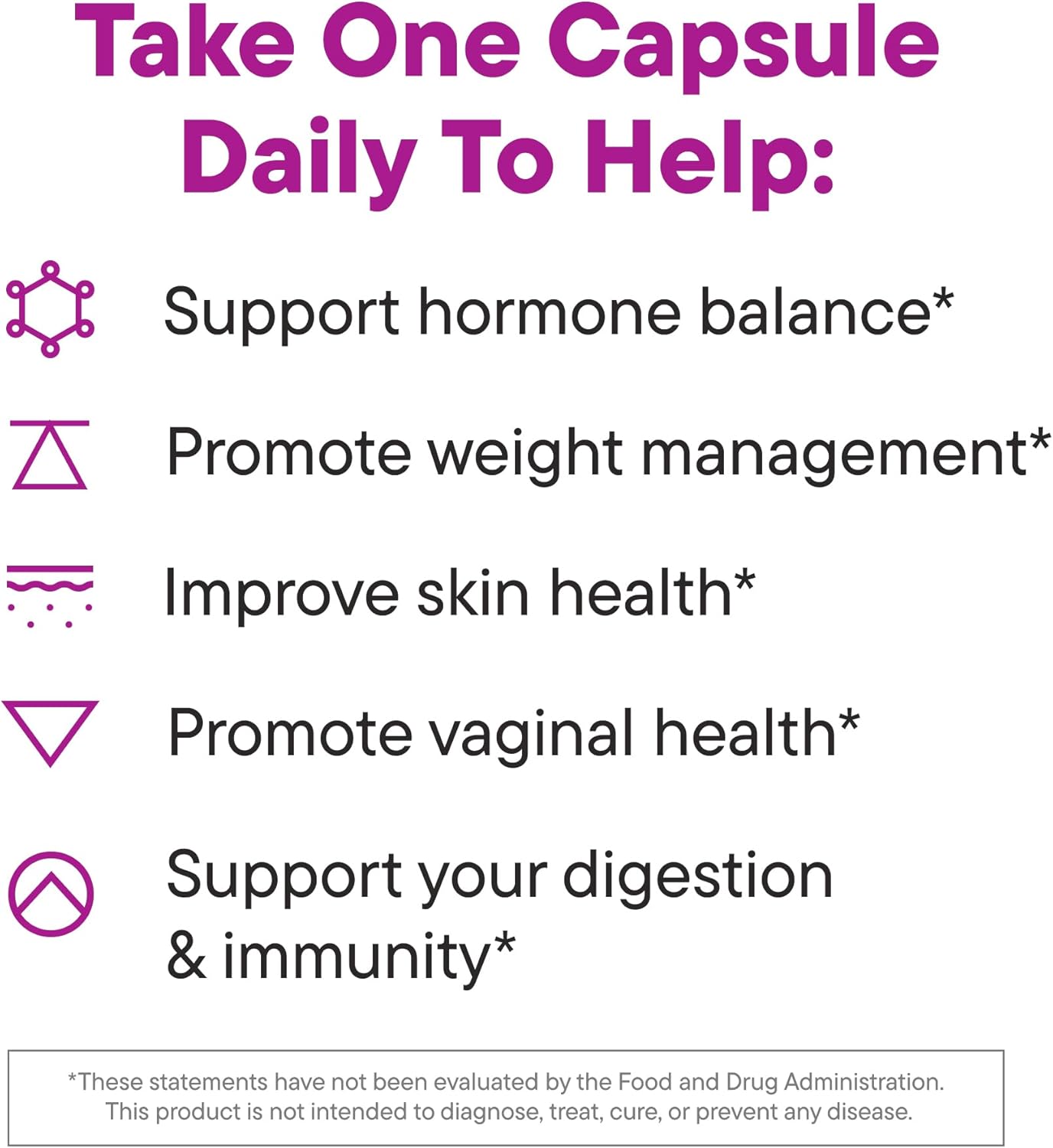 Probiótico para el equilibrio hormonal femenino con aceite de omega vegano