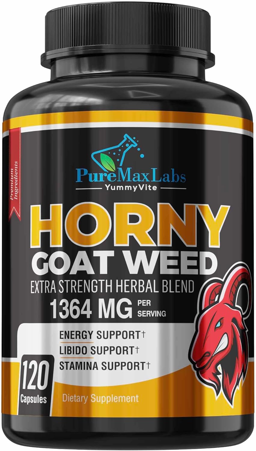 Cápsulas de Horny Goat Weed – Apoyo para la Libido y Energía para Adultos