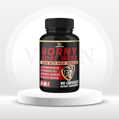 Cápsulas de Horny Goat Weed – Soporte para la libido y energía para hombres