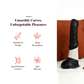 CABALLO 4 en 1 Falo enorme vibrador y penetrador realista con control por aplicación