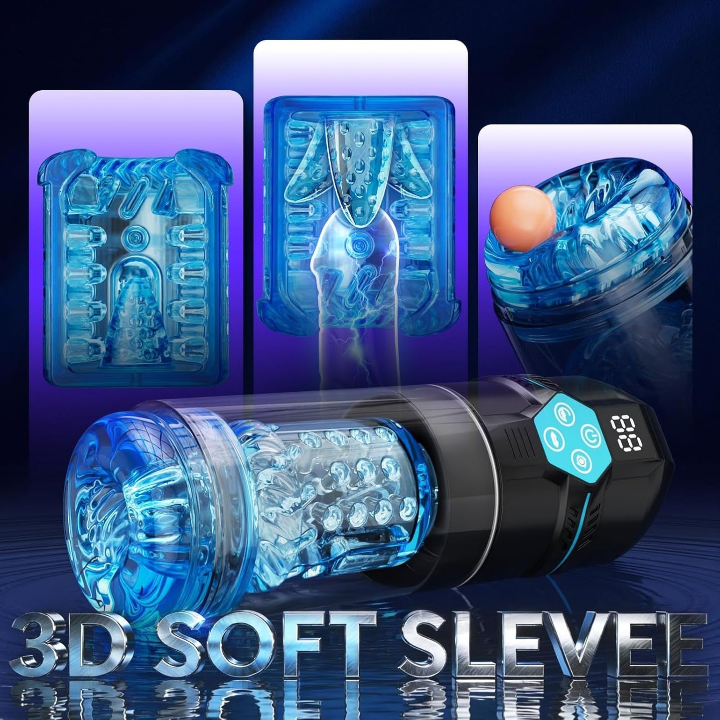 HydroSync AI Video Sync Aspirateur Masculin Stroker