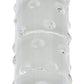 IceFire Textured Glass Dildo Wand