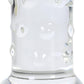 IceFire Textured Glass Dildo Wand