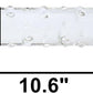 IceFire Textured Glass Dildo Wand
