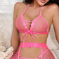 Neon Net Bra Set