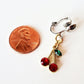 Cherry Pussy Jewelry, Erotic Clip On Fake Labia Piercing