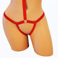 Crotchless Thong Body Suit Harness Lingerie