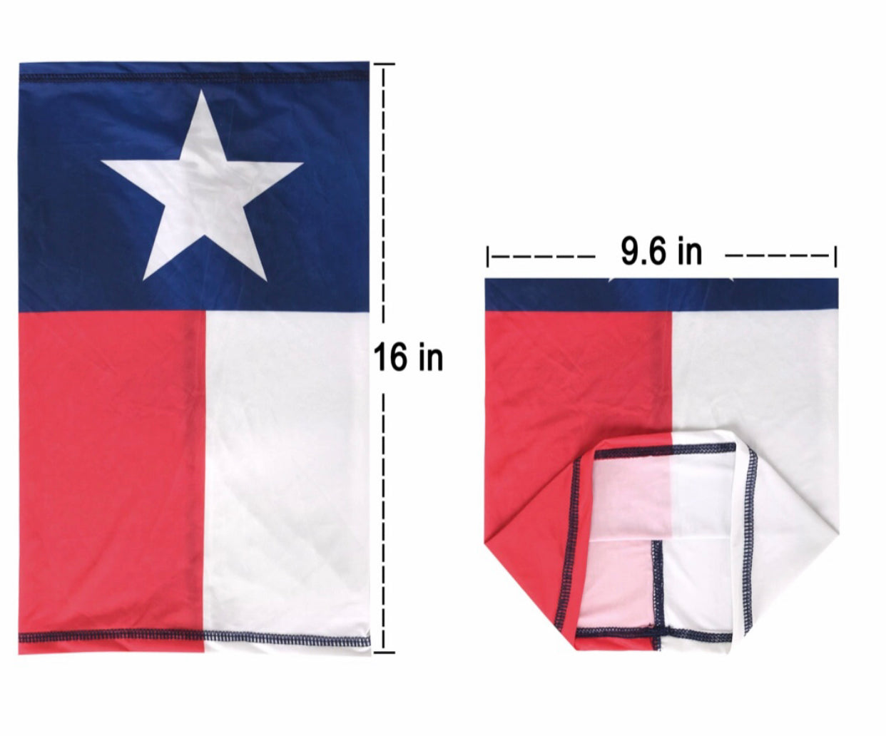 Mascarilla de cuello con la bandera de Texas