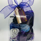 Set de regalo para la mejor experiencia de baño: Sales de baño, Baño de burbujas, Velas de lavanda, Jabón y Guante de baño