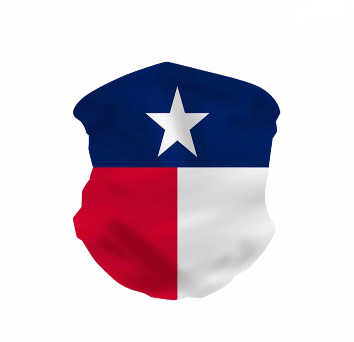 Mascarilla de cuello con la bandera de Texas
