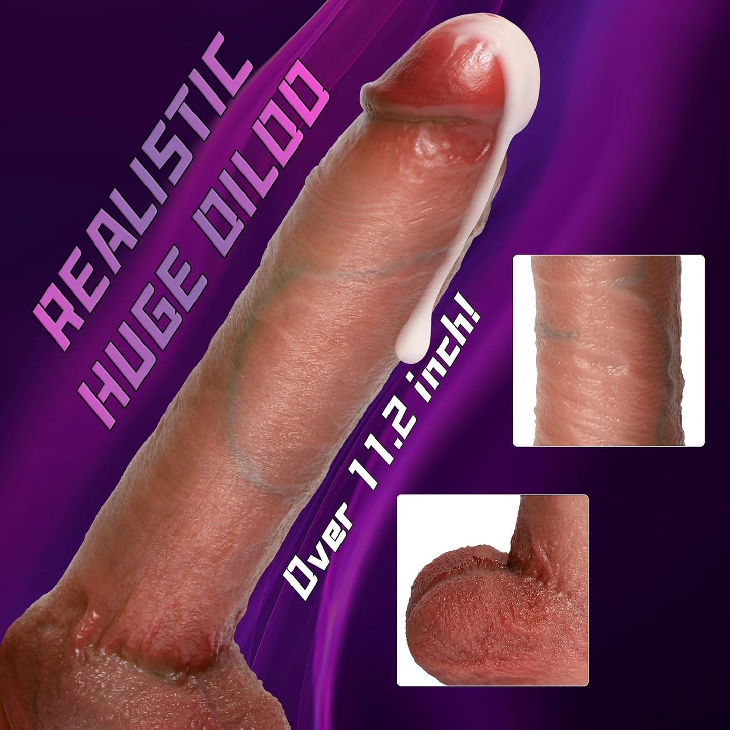 InfernoDrive Dildo Empujador Monstruoso Calentado