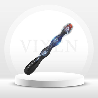 InfernoKnot Tapón Prostático – Vibración, Descargas y Calor