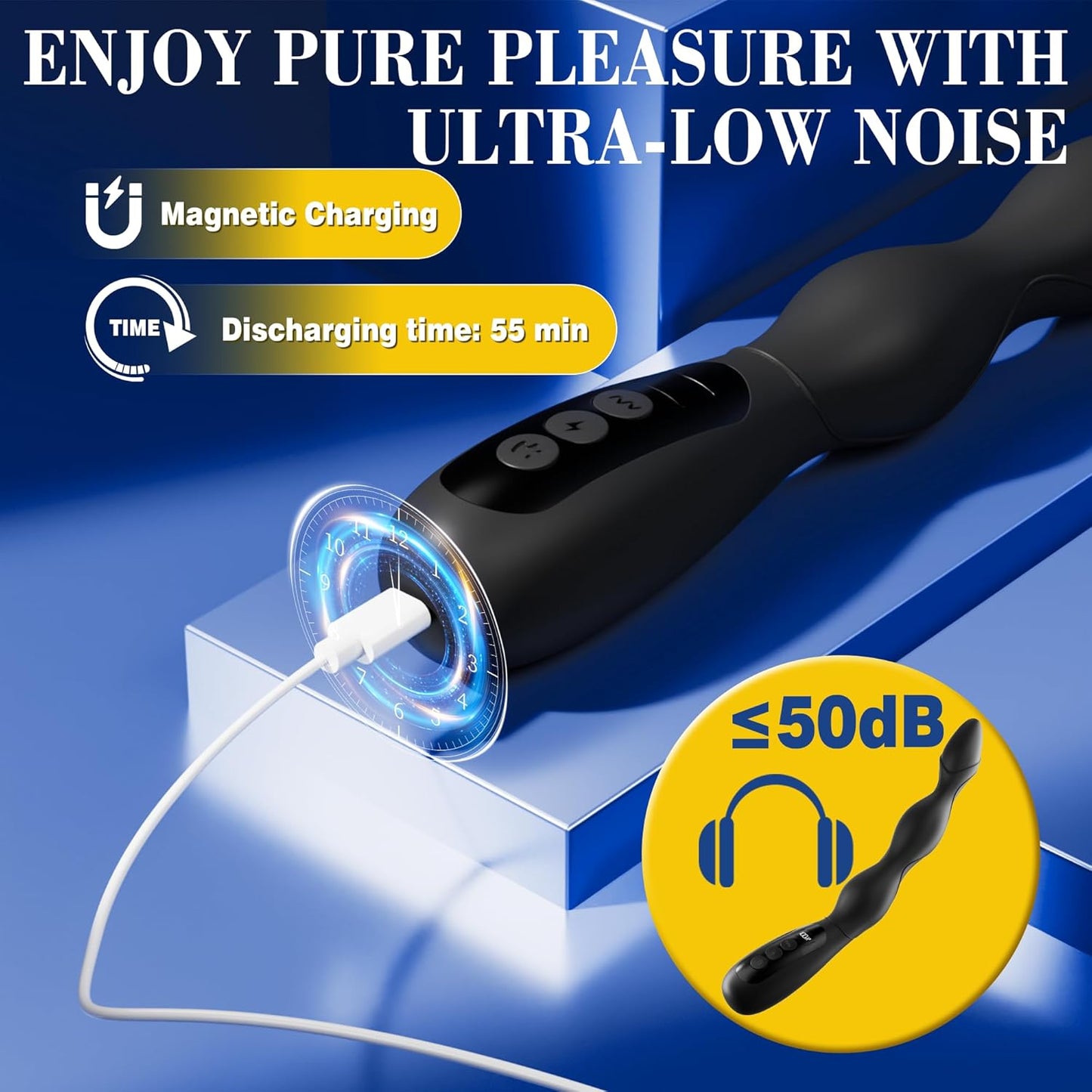 InfernoKnot Tapón Prostático – Vibración, Descargas y Calor