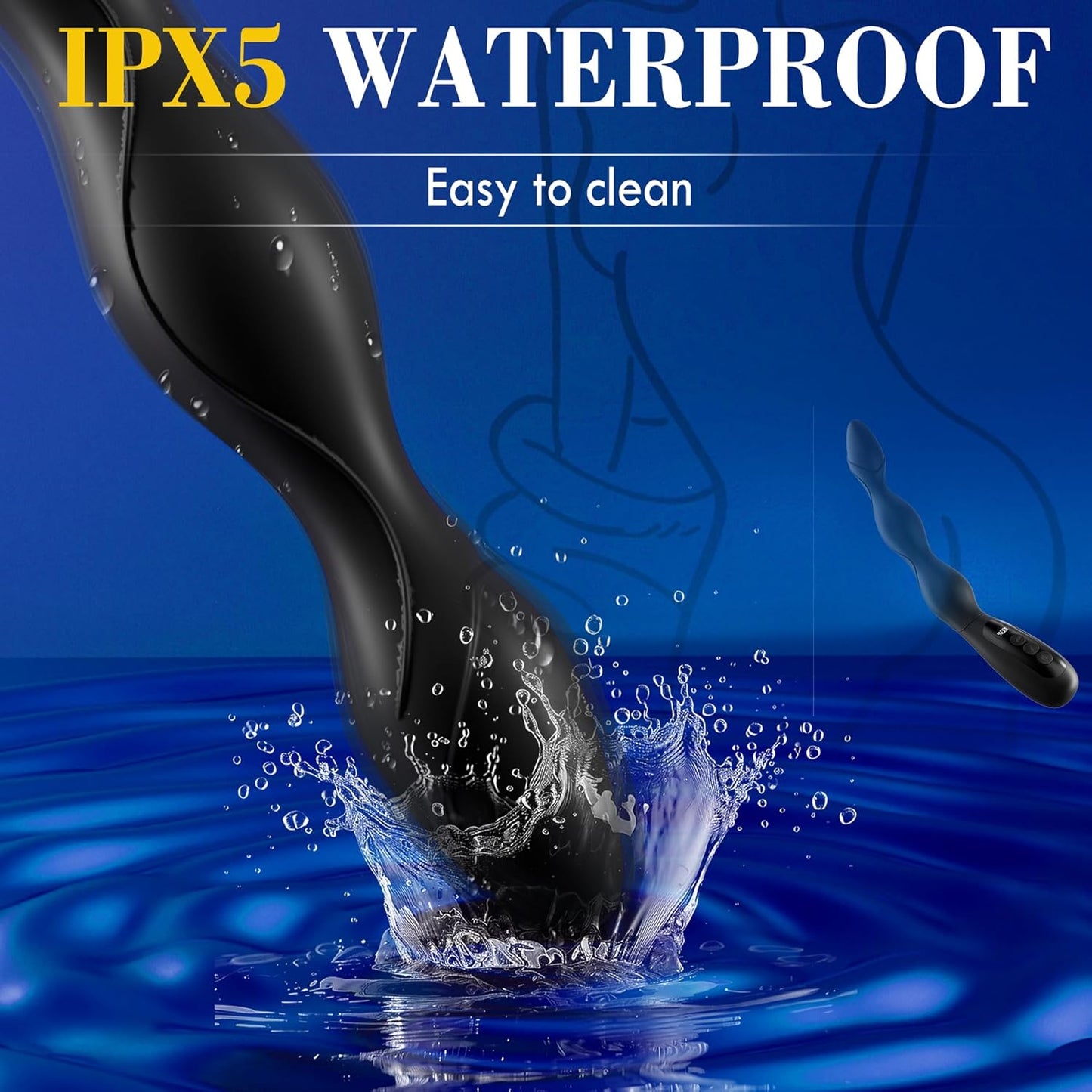 InfernoKnot Tapón Prostático – Vibración, Descargas y Calor