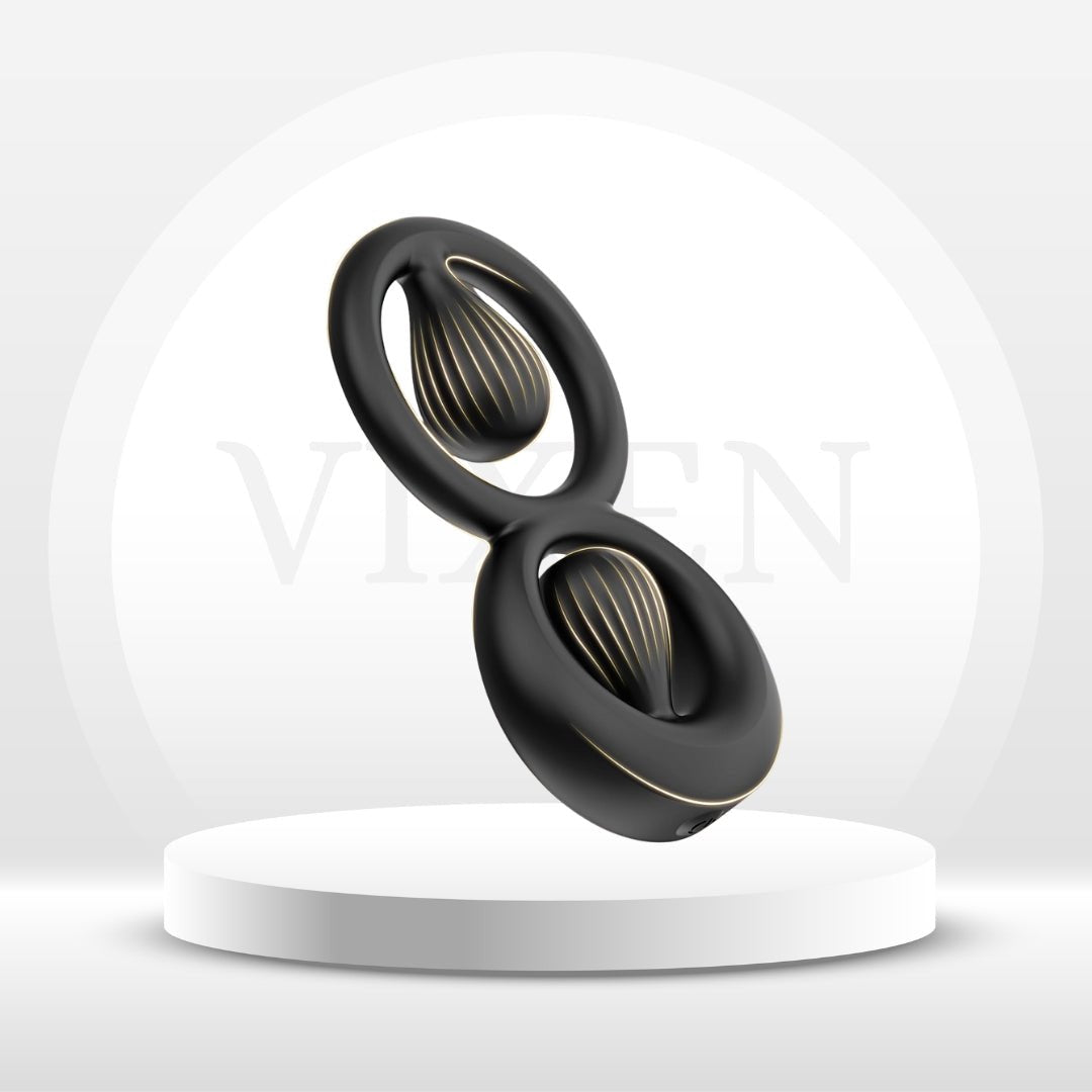 Anillo vibrador doble para pene InfinityPulse