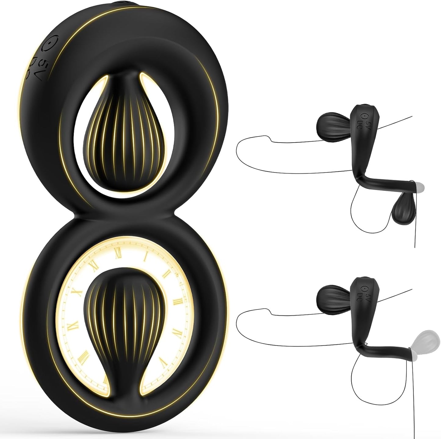 Anillo vibrador doble para pene InfinityPulse