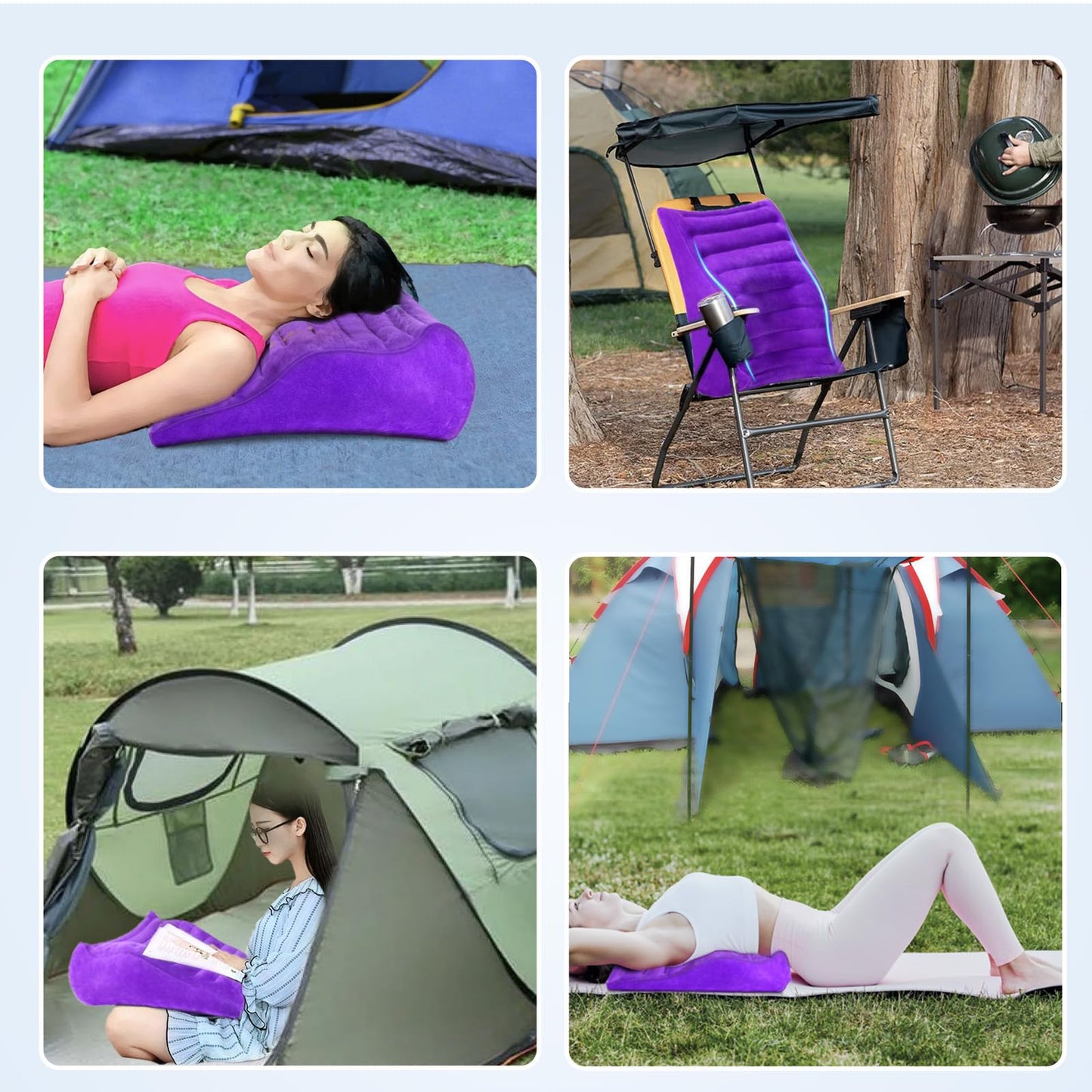 Almohada de Viaje Hinchable para Parejas para Posiciones Íntimas