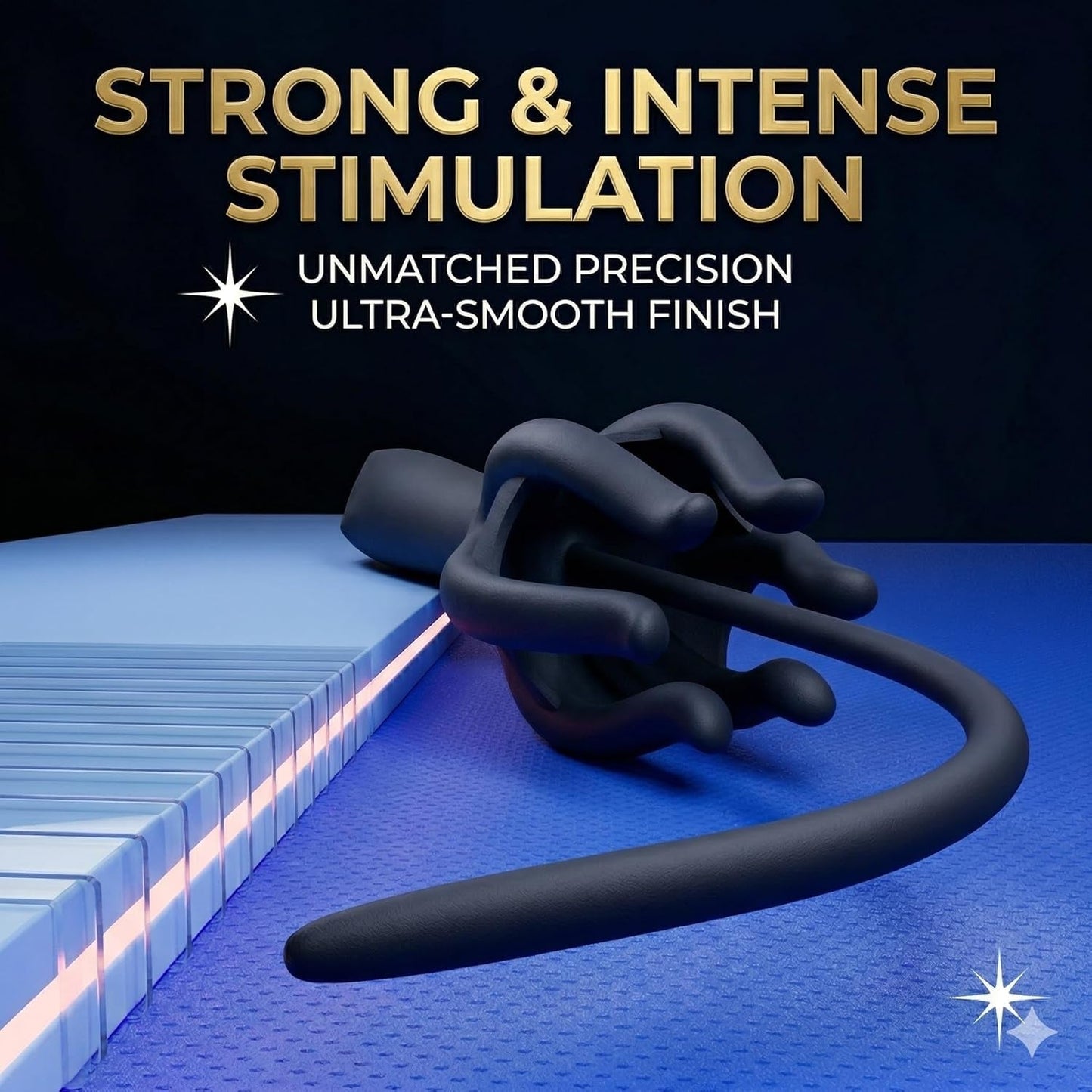 Vibromasseur de pénétration urétrale en silicone InnerPulse 5,5 po pour homme