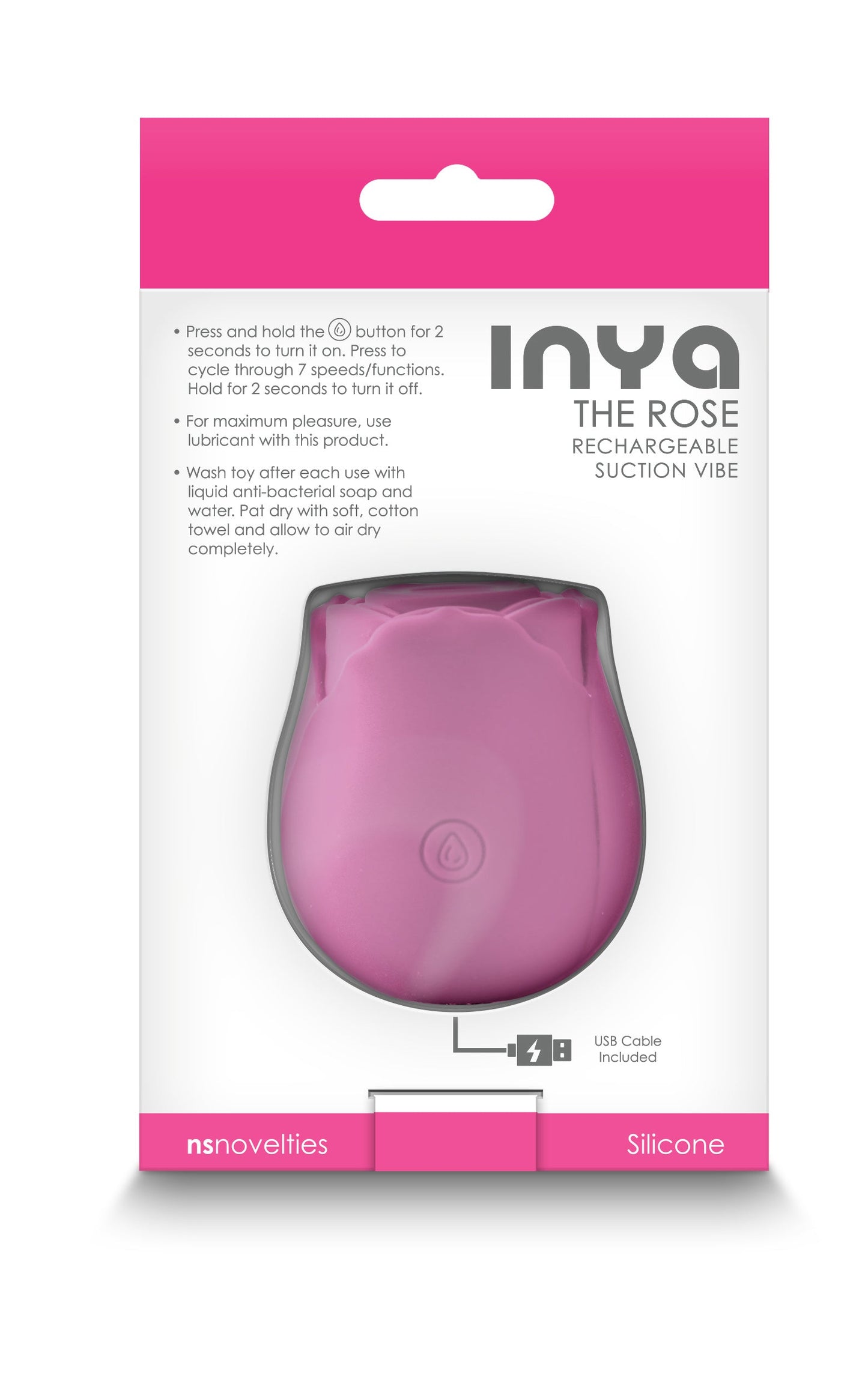 Vibrador Inya The Rose con succión