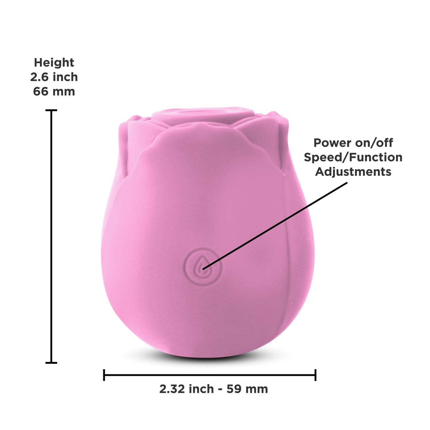 Vibrador Inya The Rose con succión