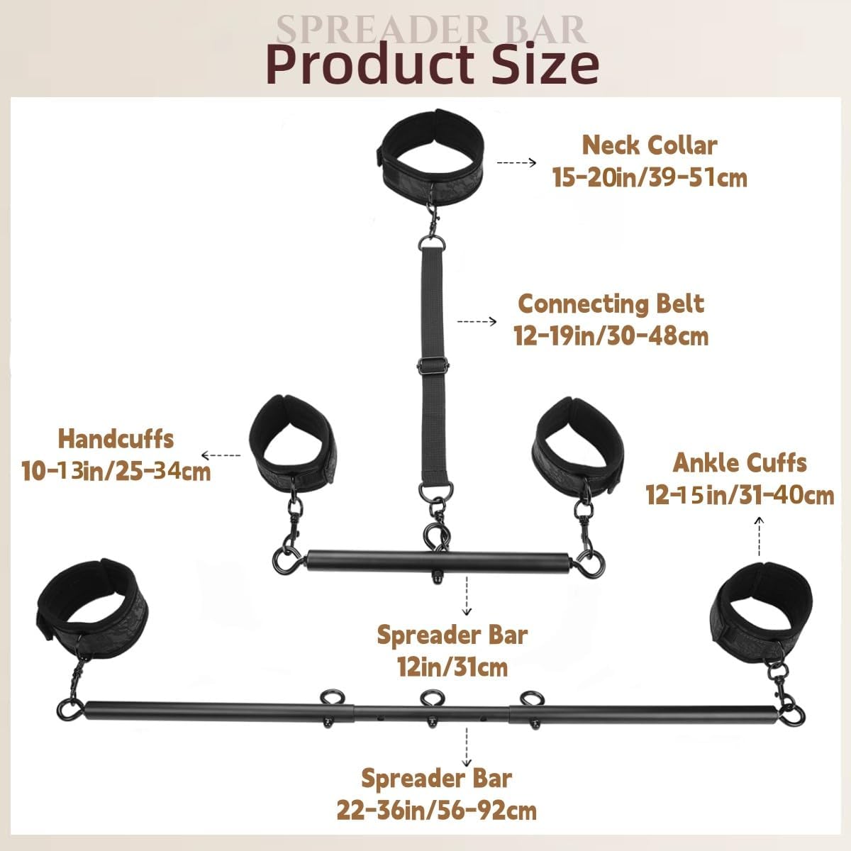 Kit de barra de separación y restricción de cuello IronBond