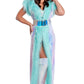 Holographic Sequin Mesh Duster