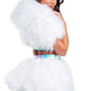 Light Up Furry Belted Skirt