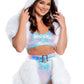 Light Up Furry Belted Skirt