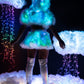 Light Up Furry Belted Skirt