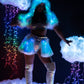Light Up Furry Belted Skirt