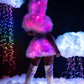 Light Up Furry Belted Skirt