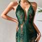 V-Cut Fringe Chemise