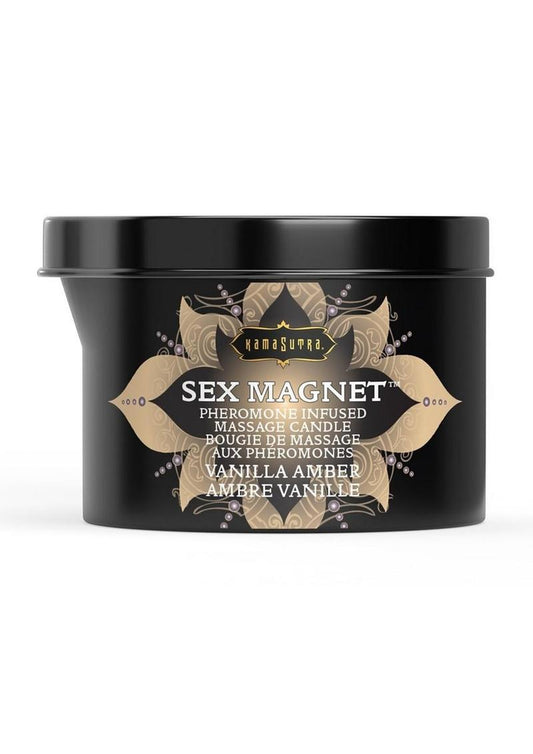Kama Sutra Imán Sexual Vela de Masaje con Feromonas Vainilla Ámbar