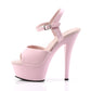6" Baby Pink Ankle Strap Heels*