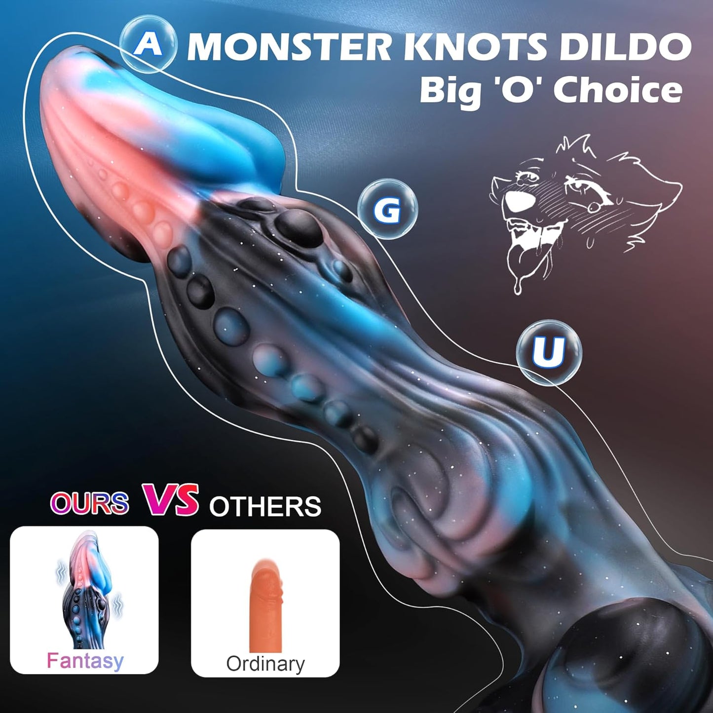 KnotVibe Beast Pénétrateur Fantaisie