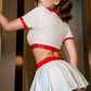 Nurse Crop Top and Skirt Costume