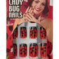 Ladybug Press On Nails