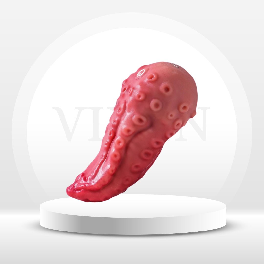 Vibrador de lengua de rosa Octo LavaLick