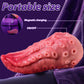 Vibrador de lengua de rosa Octo LavaLick