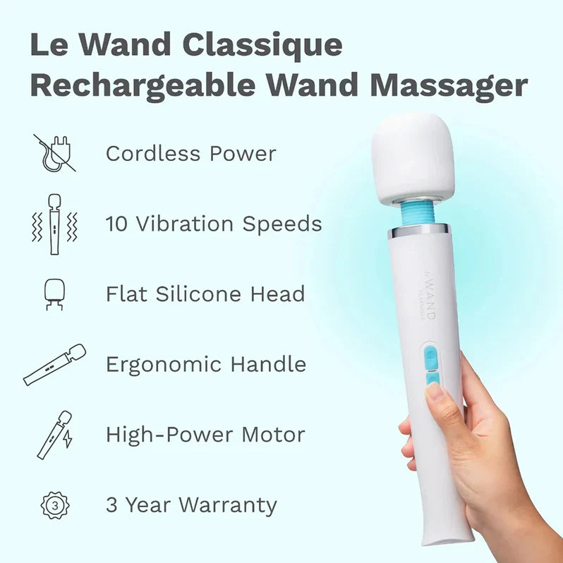 Le Wand Classique Vibrador de Varita Recargable