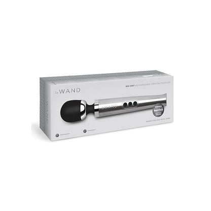 Masseur Vibrant Rechargeable Le Wand Die Cast - Argent