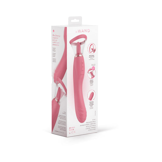 Vibromasseur double embout Le Wand Lick