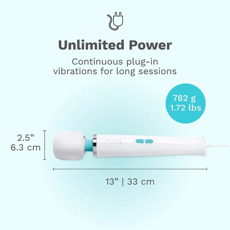 Vibrador de varita enchufable Le Wand Classique