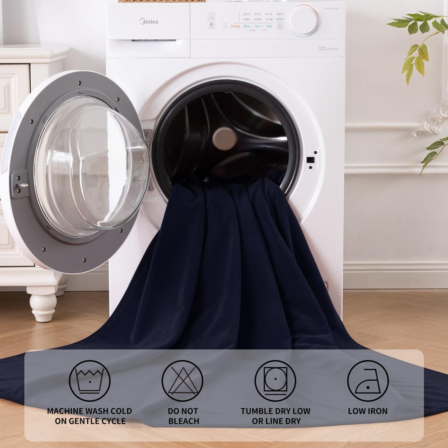Manta reversible íntima a prueba de fugas