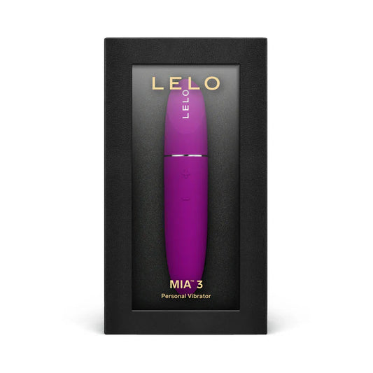 LELO MIA 3 Mini Vibromasseur Rouge à Lèvres Rose Foncé