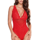 Lacy V-Cut Teddy