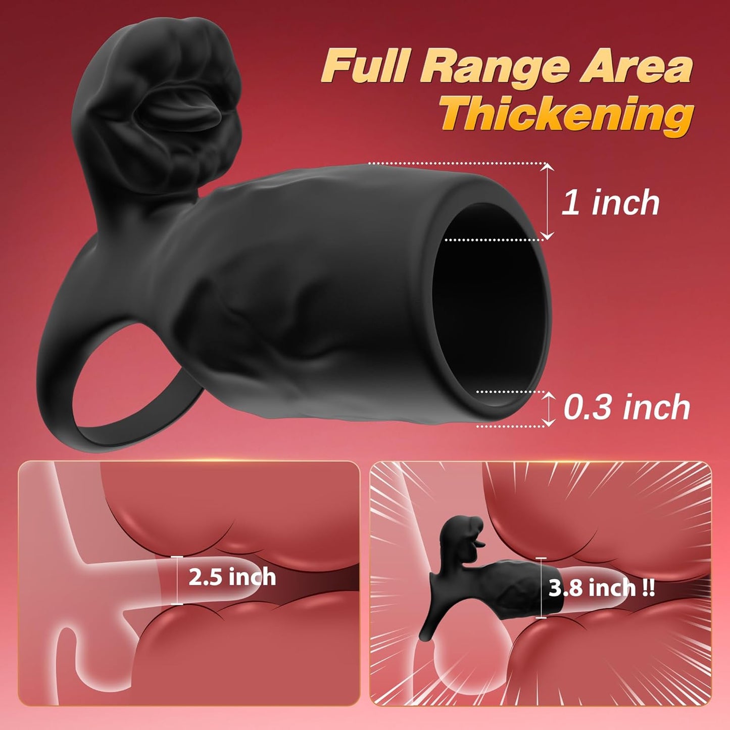 LickLock Funda para pene de doble estimulación