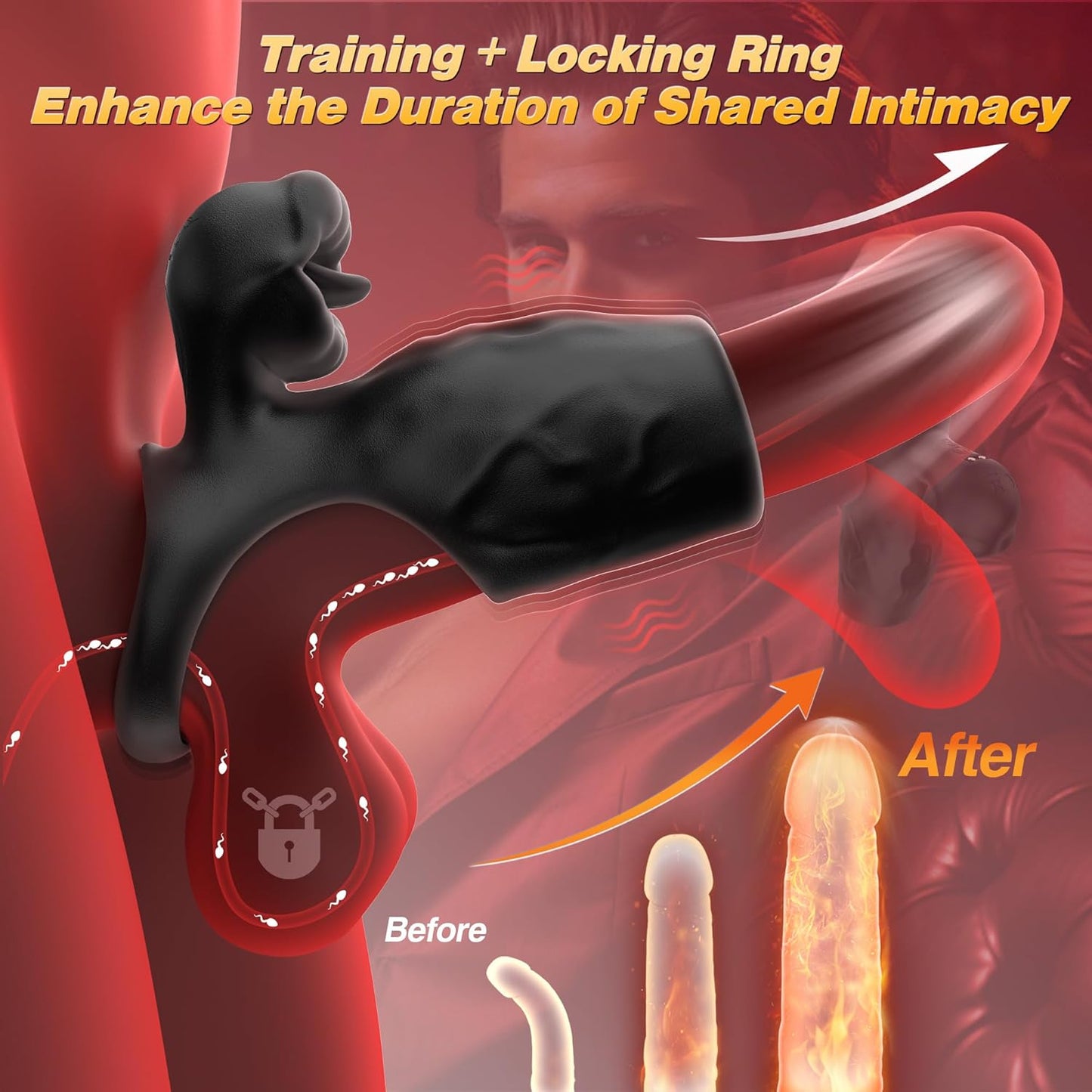 LickLock Funda para pene de doble estimulación